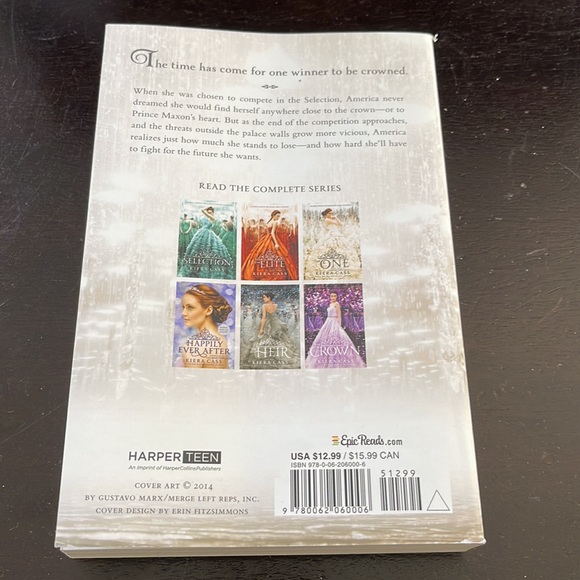 The One by Kiera Cass (Book 3 of The Selection series) - Picture 2 of 2